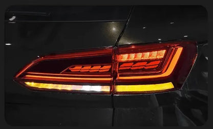 Lampy samochodowe do VW Volkswagen Touareg (2019-2023) z lampą dzienne DRL, dynamicznym sygnałem i światłem cofania - Multigenus