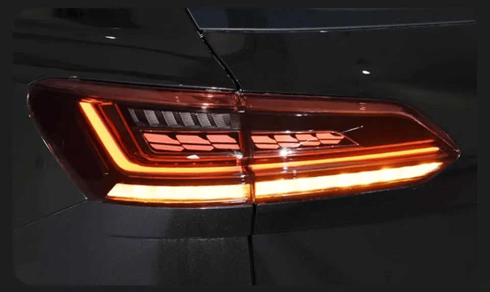 Lampy samochodowe do VW Volkswagen Touareg (2019-2023) z lampą dzienne DRL, dynamicznym sygnałem i światłem cofania - Multigenus