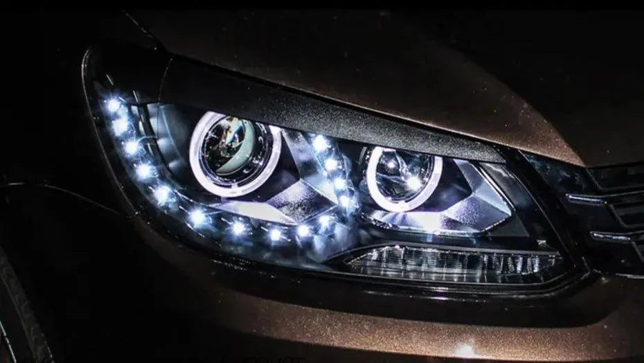 Lampy Samochodowe LED do VW Touran 2010-2015 - Przednie Reflektory Bi-Xenon, DRL, HID - Multigenus