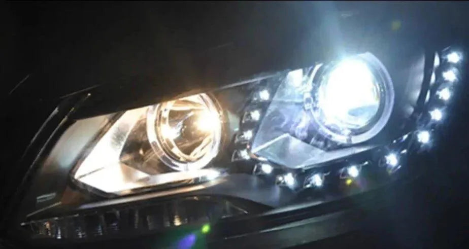 Lampy Samochodowe LED do VW Touran 2010-2015 - Przednie Reflektory Bi-Xenon, DRL, HID - Multigenus