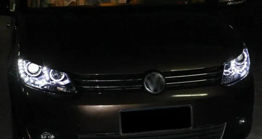 Lampy Samochodowe LED do VW Touran 2010-2015 - Przednie Reflektory Bi-Xenon, DRL, HID - Multigenus