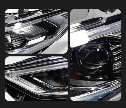 Lampy przednie Ford Mondeo 2017 - 2020 Fusion Reflektory LED Dynamiczny sygnał Animacja DRL Bi-Xenon - Multigenus