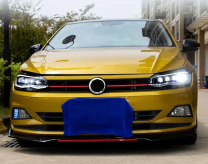 Lampy Samochodowe przednie LED do VW POLO 2019-2020: DRL, Volkswagen Reflektor, Angel Eye, Soczewka Projektorowa - Multigenus