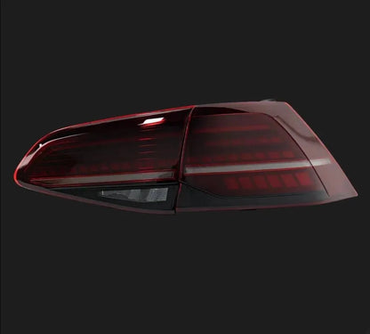 Lampy tylne dla VW Golf 7 LED 2013 - 2019 Golf 7 MK7 DRL Animacja świateł stopu - Multigenus