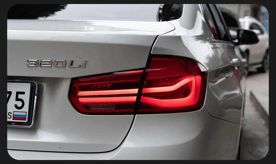 Auto Rücklicht Led Kompatibel for BMW F30 2013-2018 F35 Nebel Lichter DRL  Hella Tuning Licht Auto Zubehör 320i 325i Rücklichter (Color : Red, Size :  4 PCS) : : Auto & Motorrad