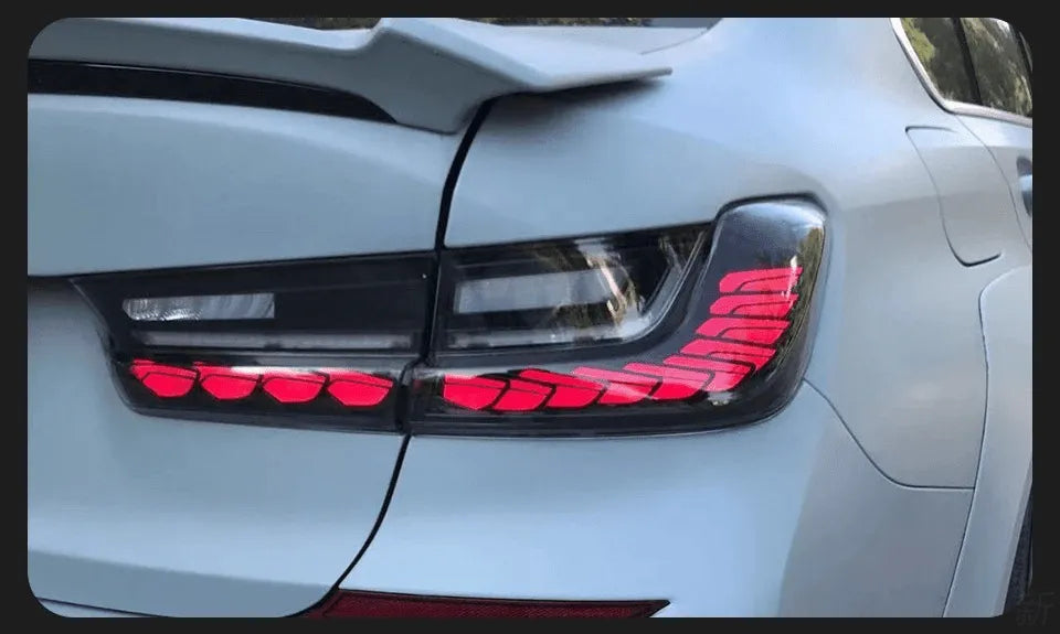 Lampy Tylne do BMW G20 LED w Stylizacji GTS z DRL i Dynamicznym Sygnałem (2019-2021) 320i 325i 330i G28 - Multigenus