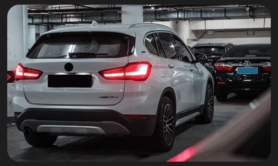 Lampy Tylne do BMW X1 LED z DRL, Dynamicznym Sygnałem i Cofaniem (2017-2021) F48 - Multigenus