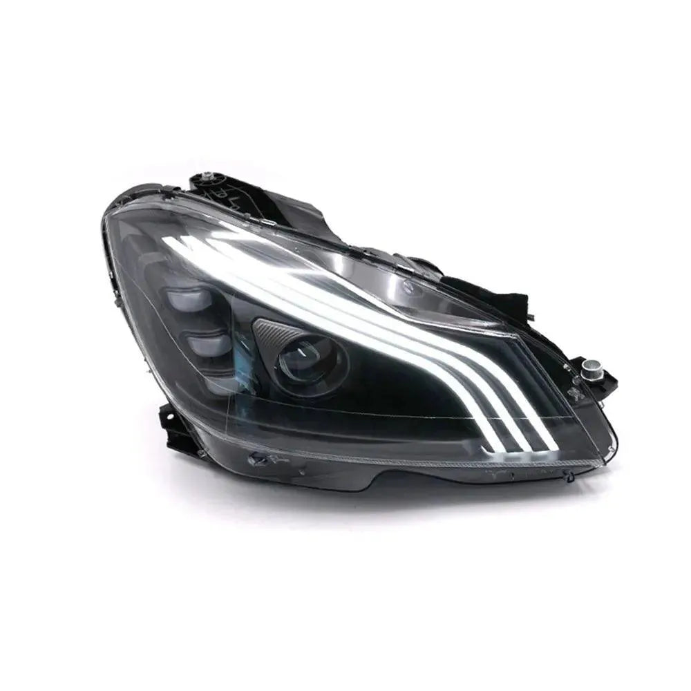 Lampy Przednie do Mercedes Benz W204 LED z DRL i Sygnałem (2011-2013) C200 C260 - Multigenus