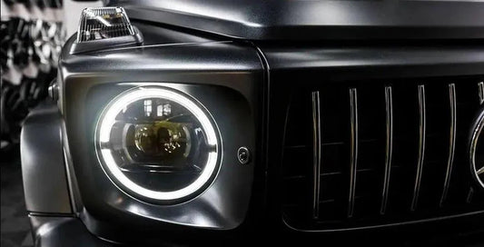 Lampy Przednie do Mercedes Benz W463 G500 z Angel Eye, DRL, HID Bi-Xenon (dla modeli G350 G55 G63) - Multigenus