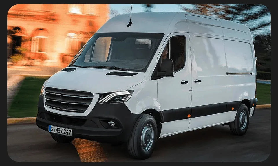 Projektorowe Lampy Przednie LED Mercedes Sprinter w Stylu Maybach z DRL - Multigenus