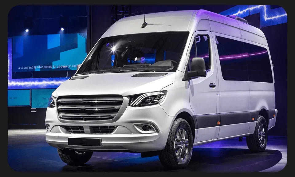 Projektorowe Lampy Przednie LED Mercedes Sprinter w Stylu Maybach z DRL - Multigenus