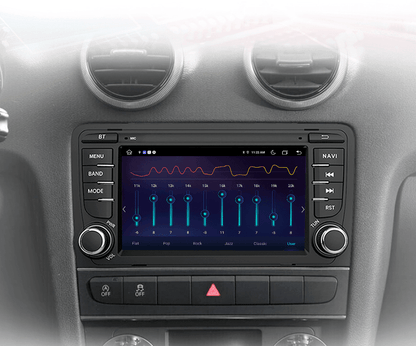Autoradio GPS tactile Bluetooth Android & Apple Carplay Audi A3 8P, S3,  RS3, Sportback + caméra de recul