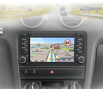 Autoradio Audi A3 8P,S3,RS3,Sportback tactile GPS Bluetooth Android & Apple  Carplay + caméra de recul