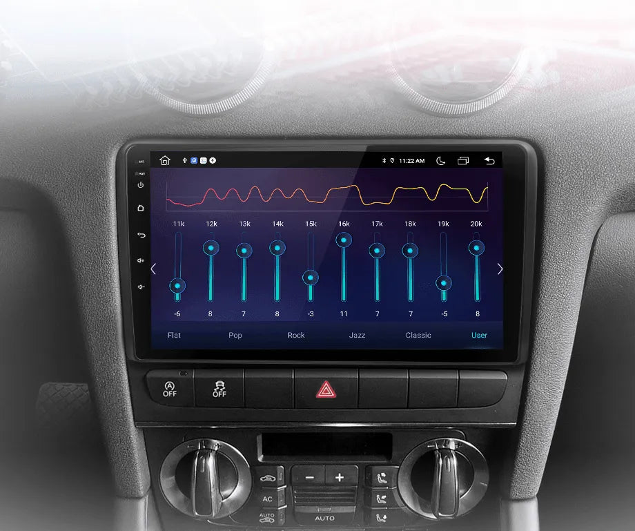 Radio nawigacja Audi A3 8P 2003 - 2013 Android Auto Carplay - Multigenus