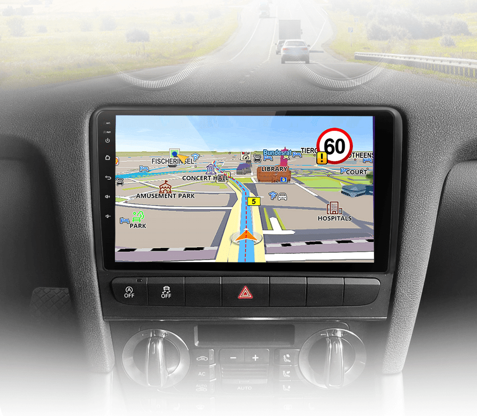 Installation autoradio GPS pour Audi A3 