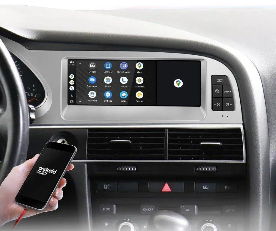 Radio nawigacja Audi A6 C6 2005-2011 CarPlay Android Auto - Multigenus