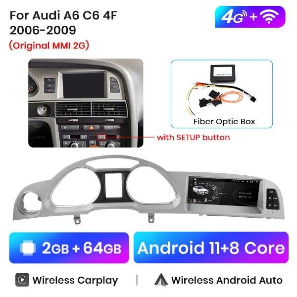 Radionavigation Audi A6 C6 2005-2009 : CarPlay, Android Auto ...