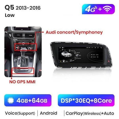 Radio nawigacja Audi Q5 2009-2016 CarPlay Android Auto - Multigenus