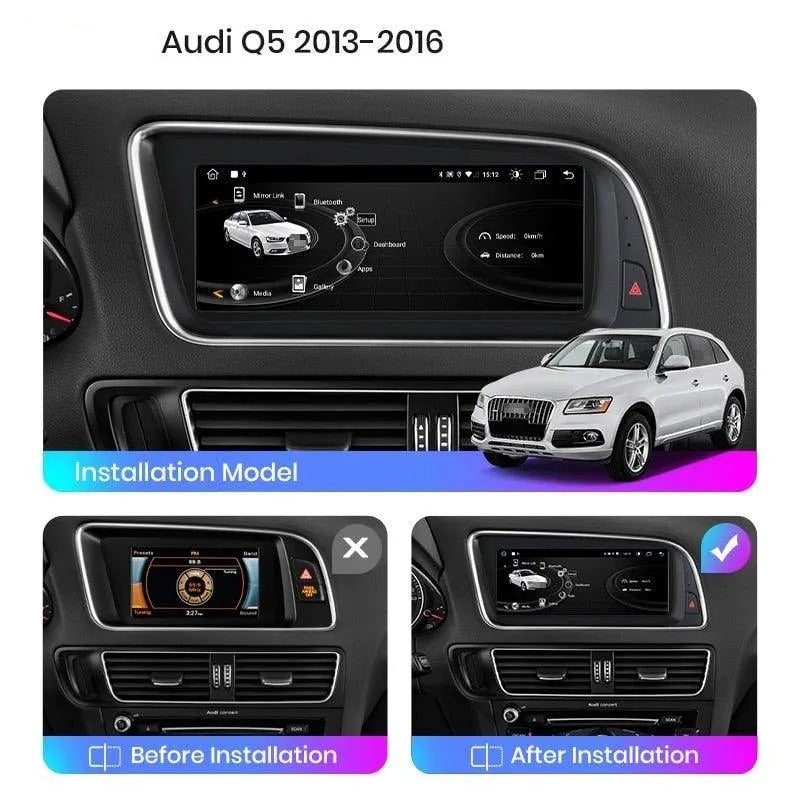 Radio nawigacja Audi Q5 2009-2016 CarPlay Android Auto - Multigenus