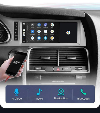 Radio nawigacja Audi Q7 2006-2015 CarPlay DSP Android Auto 10.25" - Multigenus