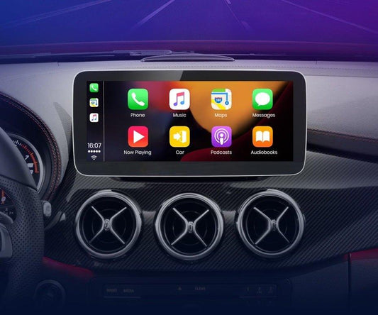Radio nawigacja Mercedes A Klasa W176 / GLA X156 / CLA C117 2013-2018 Android Auto CarPlay - Multigenus