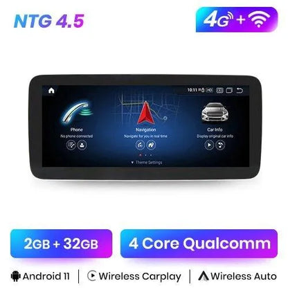 Radio nawigacja Mercedes A Klasa W176 / GLA X156 / CLA C117 2013-2018 Android Auto CarPlay - Multigenus