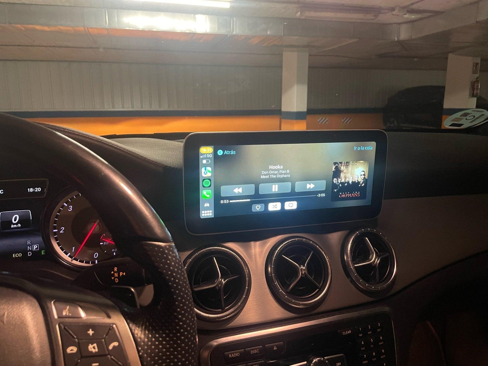 Radio nawigacja CarPlay Android Mercedes Benz A Klasa W176