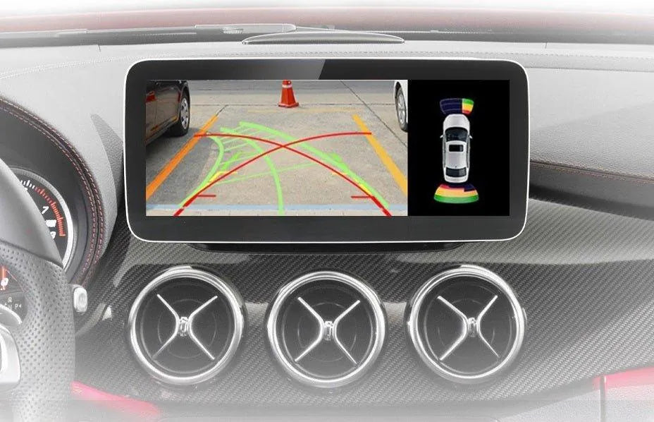 Radio nawigacja Mercedes A Klasa W176 / GLA X156 / CLA C117 2013-2018 Android Auto CarPlay - Multigenus