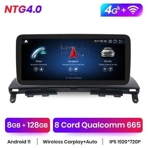 Radio nawigacja Mercedes C Klasa W204 S205 C204 2011 2012 2013-2018 CarPlay GPS - Multigenus