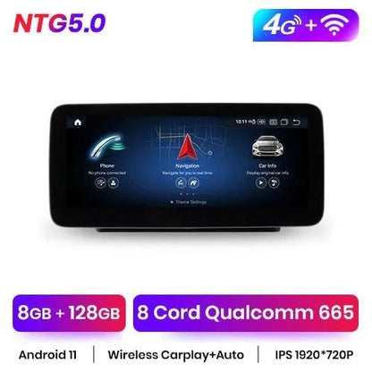 Radio nawigacja Mercedes C Klasa W204 S205 C204 2011 2012 2013-2018 CarPlay GPS - Multigenus