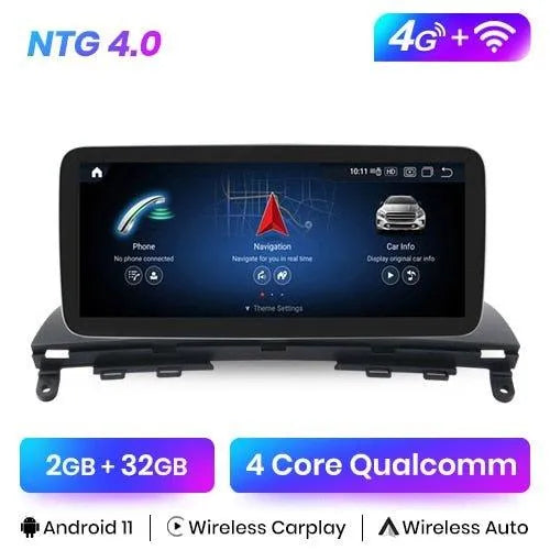 Radio nawigacja Mercedes C Klasa W204 S205 C204 2011 2012 2013-2018 CarPlay GPS - Multigenus