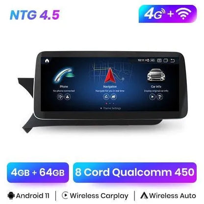 Radio nawigacja Mercedes C Klasa W204 S205 C204 2011 2012 2013-2018 CarPlay GPS - Multigenus