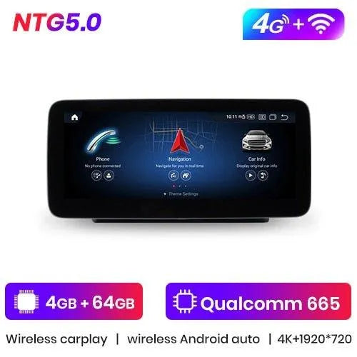 Radio nawigacja Mercedes C Klasa W204 S205 C204 2011 2012 2013-2018 CarPlay GPS - Multigenus