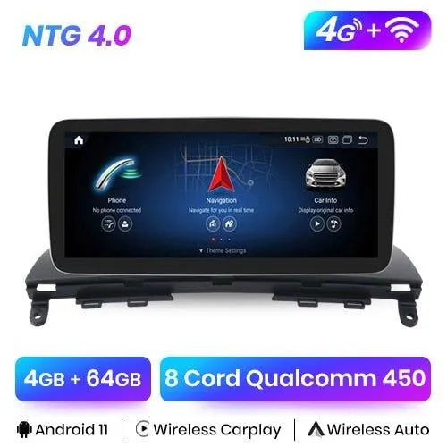 Radio nawigacja Mercedes C Klasa W204 S205 C204 2011 2012 2013-2018 CarPlay GPS - Multigenus