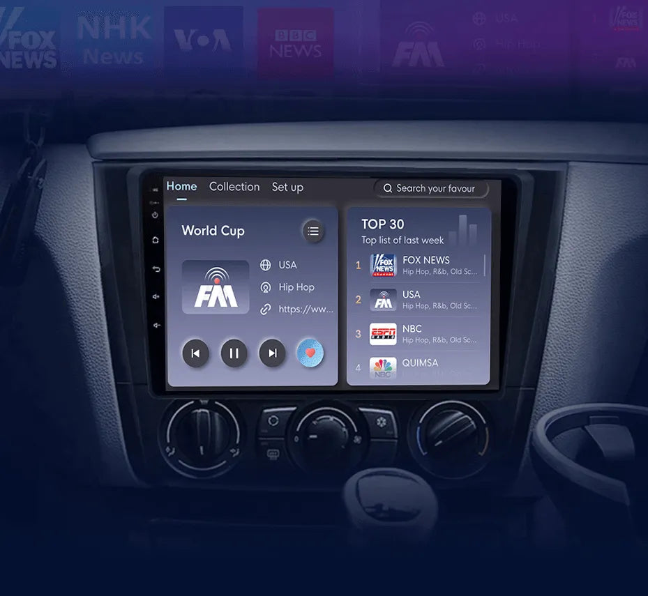 Radio nawigacja BMW 1 E88 E82 E81 E87 2004-2011 Android auto Carplay - Multigenus