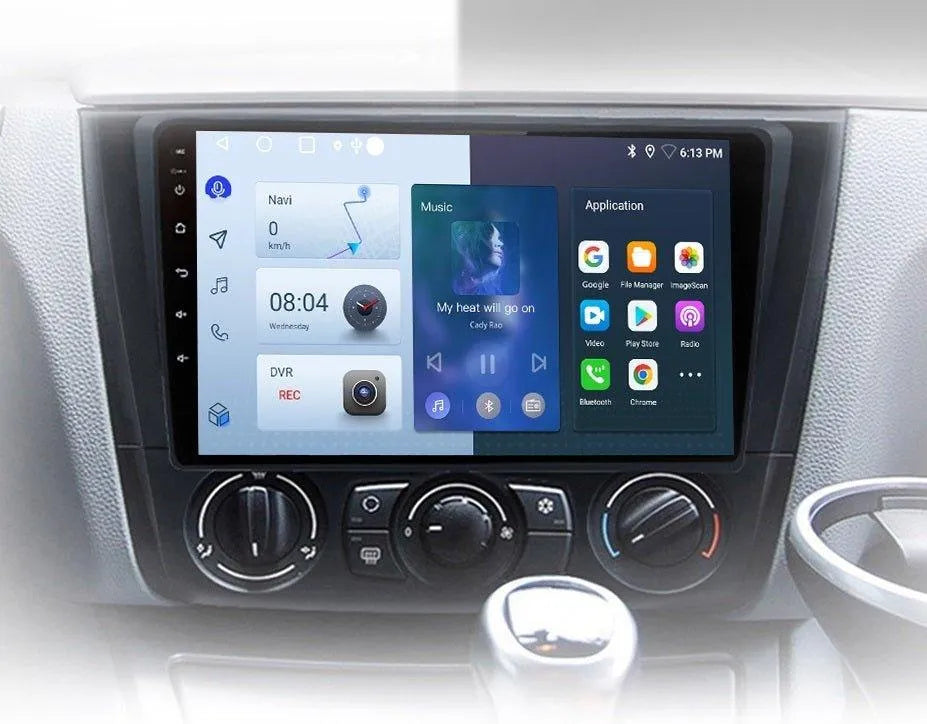 Radio nawigacja BMW 1 E88 E82 E81 E87 2004-2011 Android auto Carplay - Multigenus