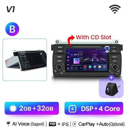 Kapud Android 11 Car Multimedia Radio For BMW 3Series E46 M3  318/320/325/330/335 1998-2005 GPS CarPlay AUTO 4G 8CoreNavigation -  AliExpress