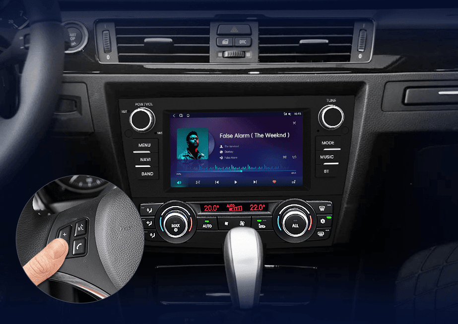 Radio navigation BMW 3 E90 E91 E92 E93 Android Auto – Multigenus
