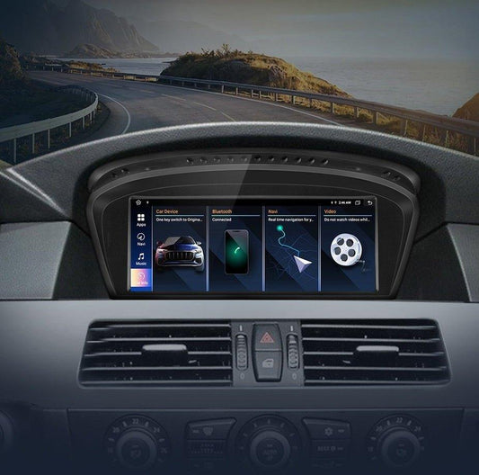 Radio nawigacja BMW 5 E60 E61 E63 E64 E90 E91 E92 GPS CarPlay Andorid Auto - Multigenus