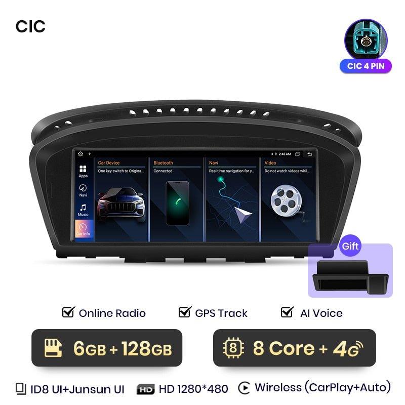 Radio nawigacja BMW 5 E60 E61 E63 E64 E90 E91 E92 GPS CarPlay Android Auto - Multigenus