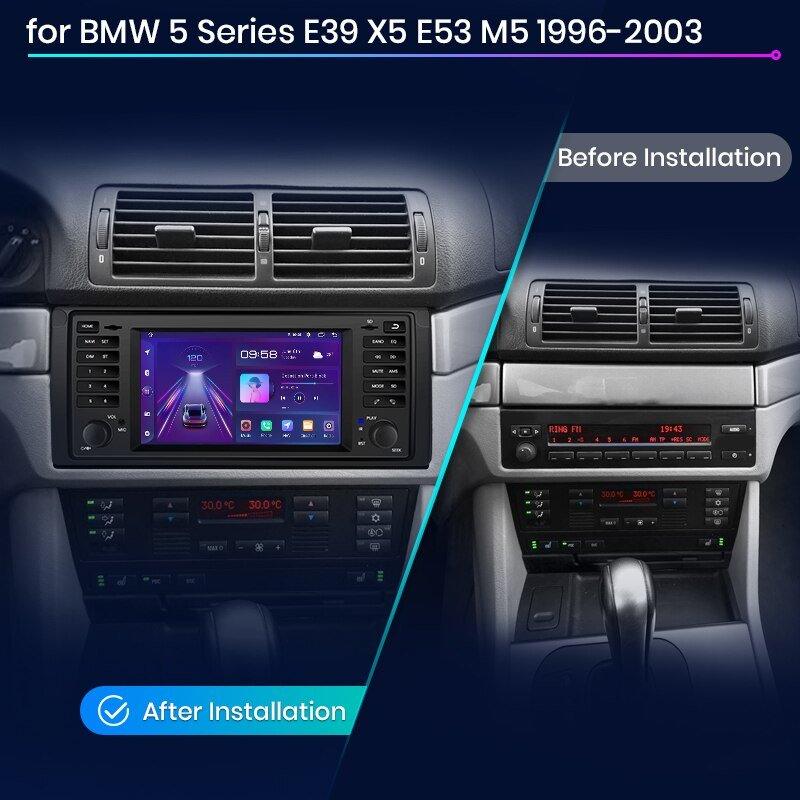 Radio nawigacja BMW 5 Serii E39 X5 E53 od 1996-2003 Android Auto Carplay - Multigenus