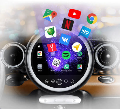 Radio nawigacja BMW Mini Cooper R56 R60 od 2007-2013 Carplay Android Auto - Multigenus