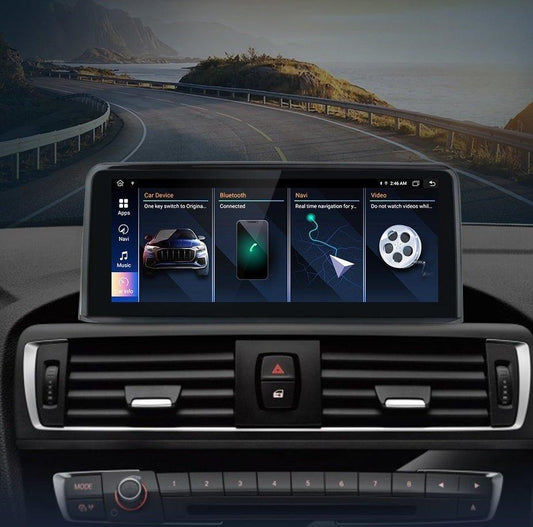 Radio nawigacja BMW 3 F20 F21 F22 F30 F31 F32 F33 F34 F36 Android Auto CarPlay - Multigenus