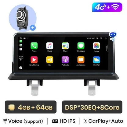 Radio nawigacja BMW serii 1 E81 E82 E87 E88 2005-2012 CarPlay Android Auto - Multigenus