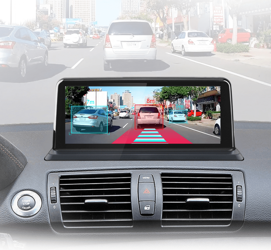Écran Radio 7´ Android 10 pour BMW Series Model 1 E81 E82 E87 E88.  Maintenant avec une caméra arrière!