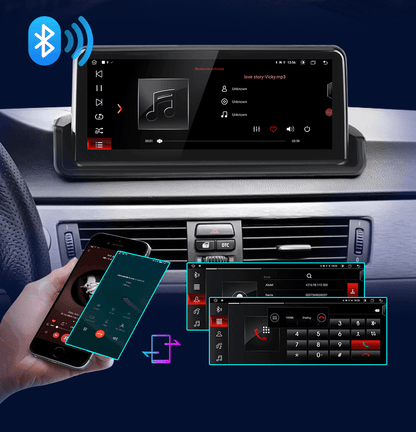 Radio nawigacja BMW Serii 3 E90 E91 E92 E93 2005-2012 CarPlay Android Auto - Multigenus