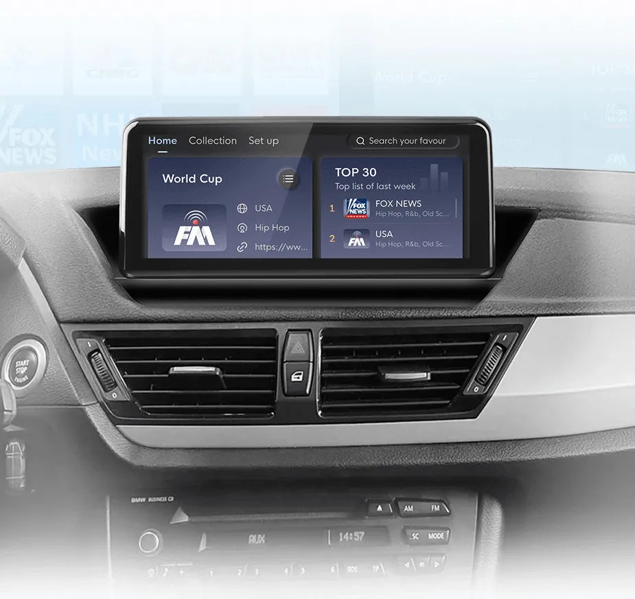 Radio nawigacja BMW X1 E84 2009-2015 CarPlay DSP Android Auto GPS - Multigenus