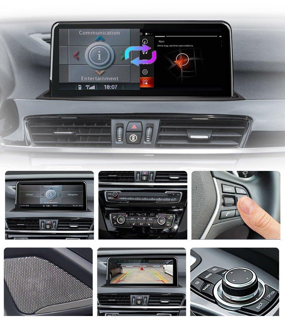 Radio nawigacja BMW X1 F48 Android Auto CarPlay - Multigenus