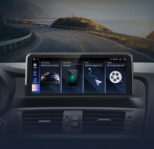Radio nawigacja BMW X3 F25 X4 F26 2013-2017 CarPlay Android Auto - Multigenus