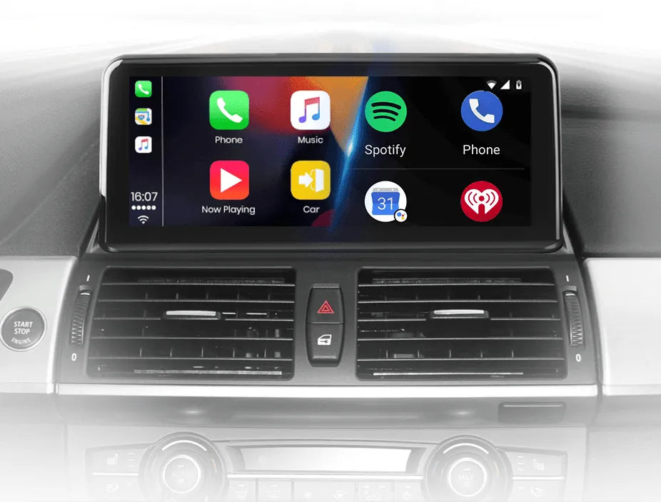 Radio nawigacja BMW X5 E70 X6 E71 2007-2013 CarPlay Android Auto - Multigenus